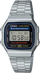 Casio Men's Vintage A168WA-1 Electro Luminescence Watch