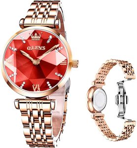 Rose Gold Watch  by OLEVS for Women